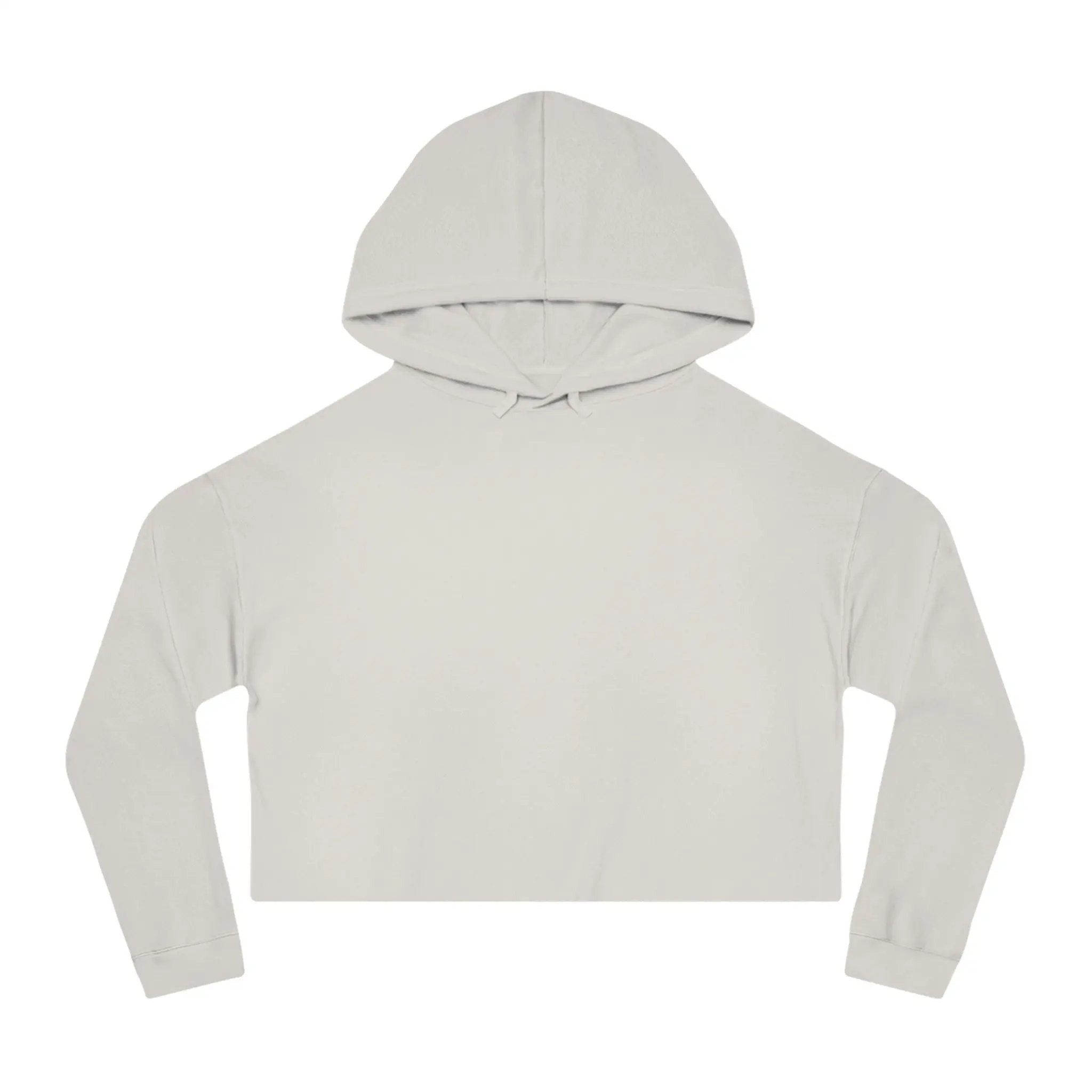 Chic Kitty Cropped Hoodie - Stylish & Playful Sweatshirt for Fashion-Forward Cat Lovers Printify