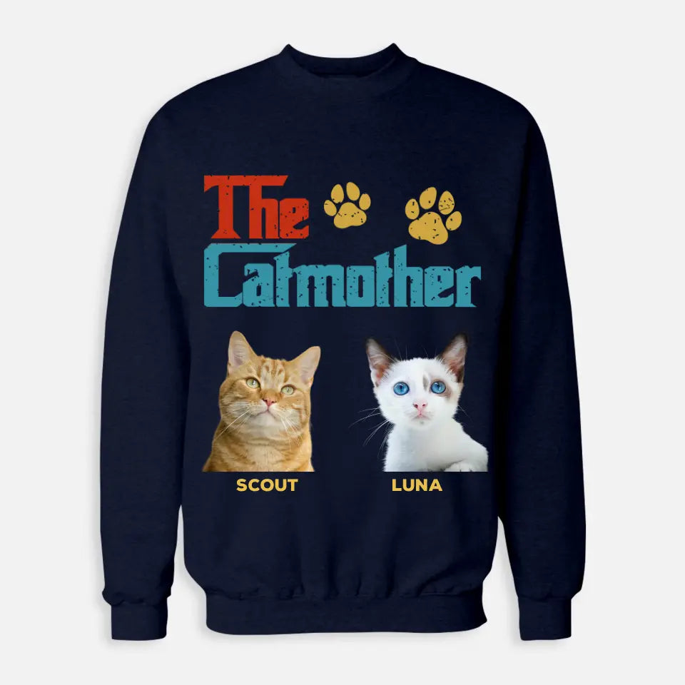 Custom Personalized Photo - The Cat Mother Sweatshirt Printify