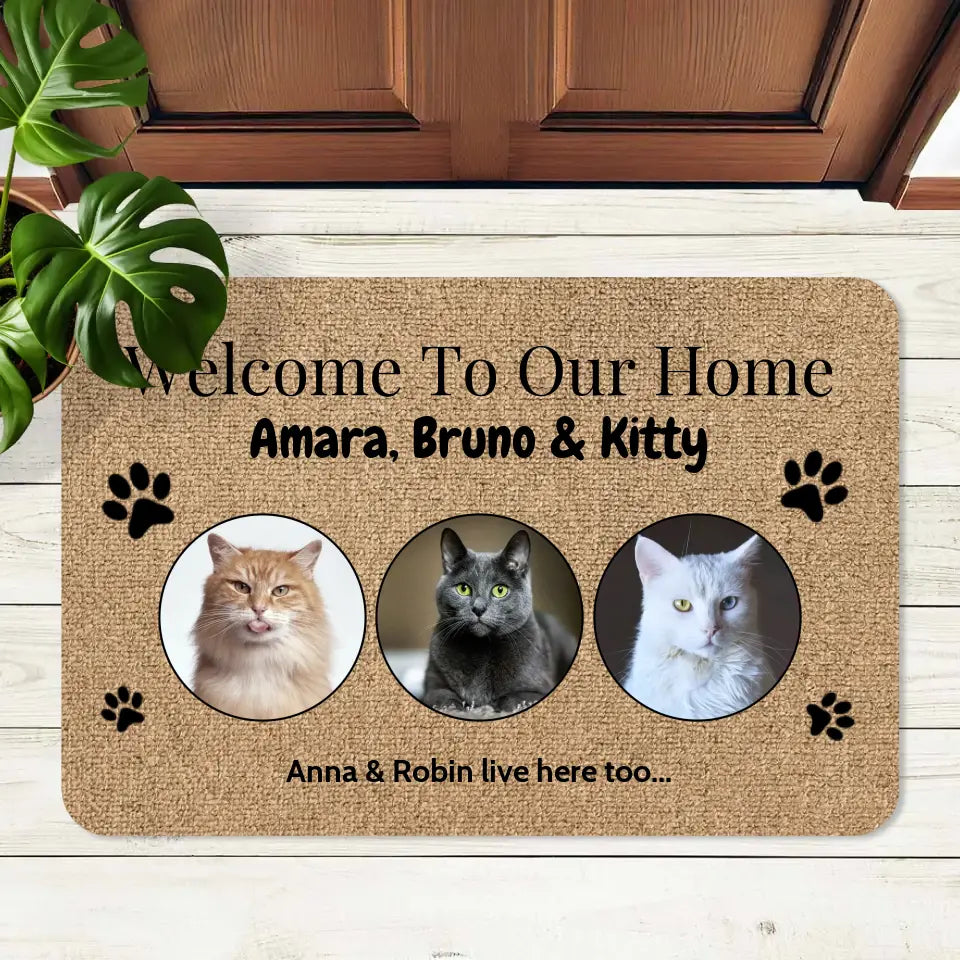 Personalized Photo - Individual Doormat TeeInBlue