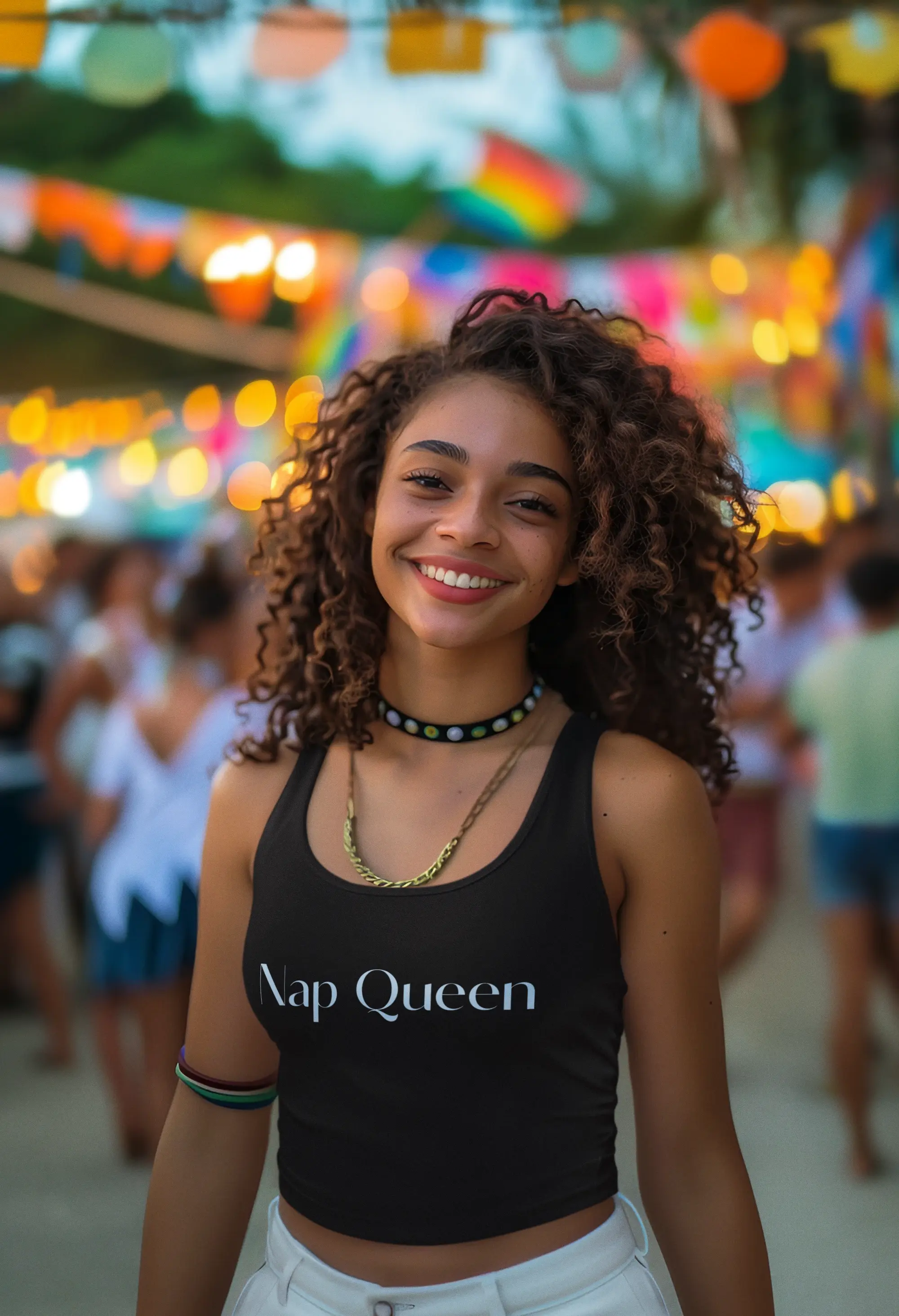 Nap Queen Women's Micro Ribbed Tank - Perfect for Relaxing and Lounging Printify