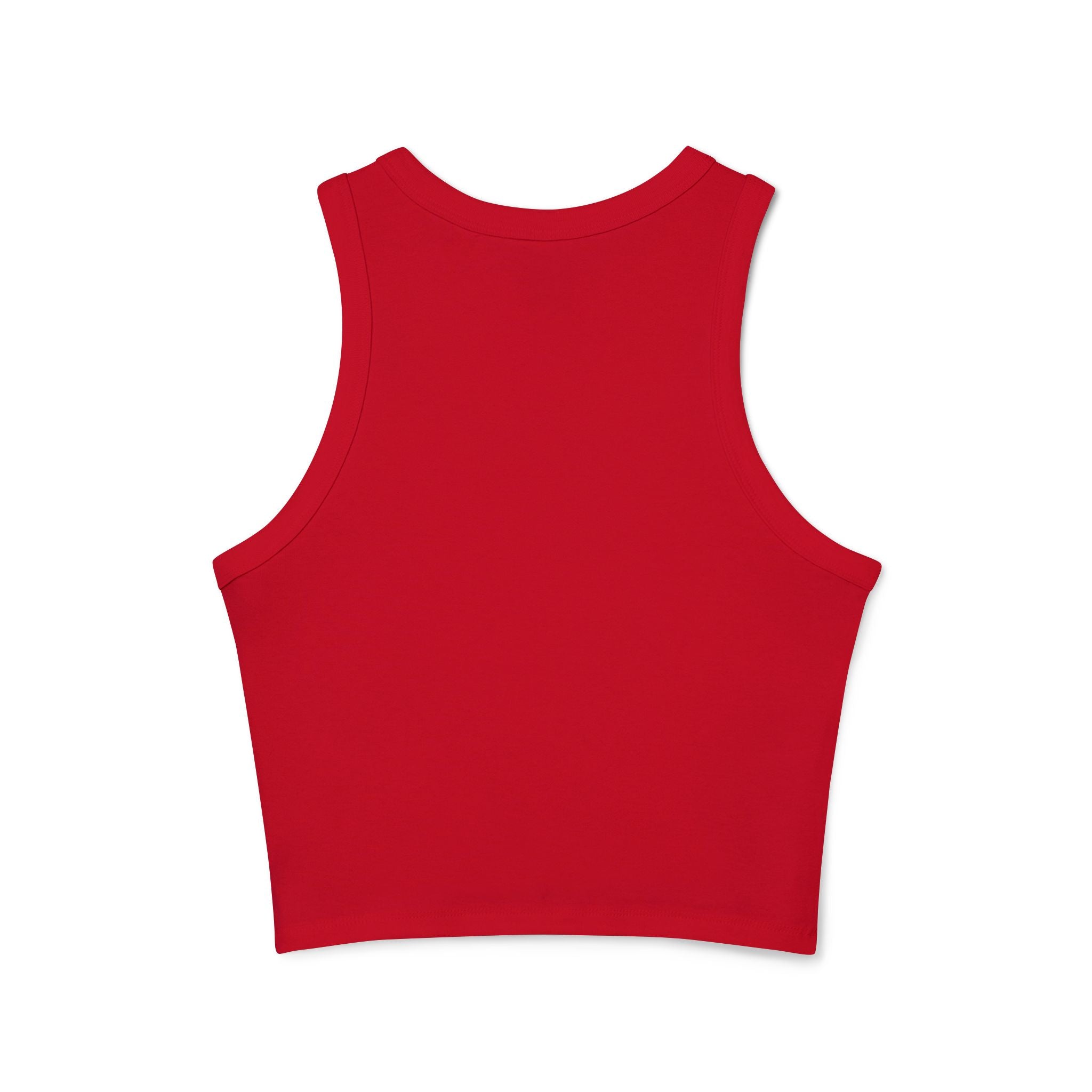 Fur Real Women's Micro Rib Racer Tank Top - Cute Casual Summer Top