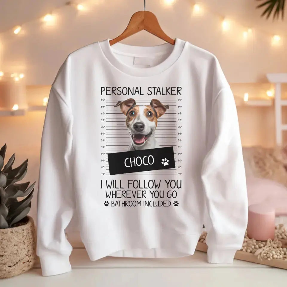 Personalised Pet Stalker Sweatshirt Printify