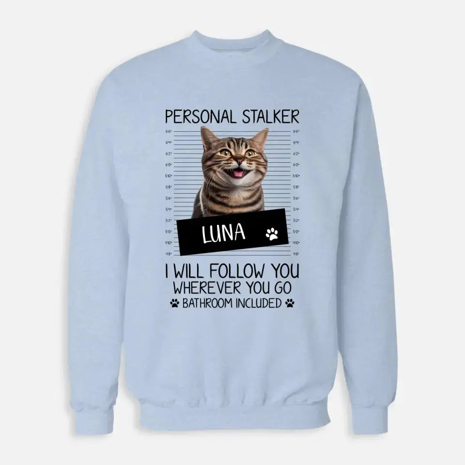 Personalised Cat Stalker Sweatshirt Printify