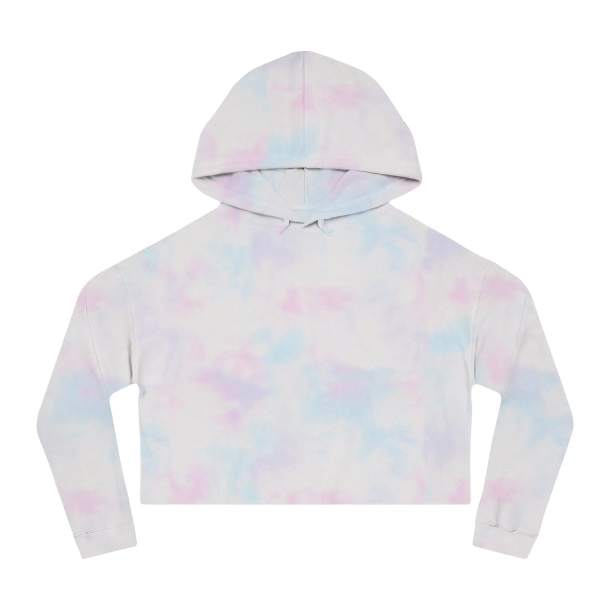 Chic Kitty Cropped Hoodie - Stylish & Playful Sweatshirt for Fashion-Forward Cat Lovers Printify