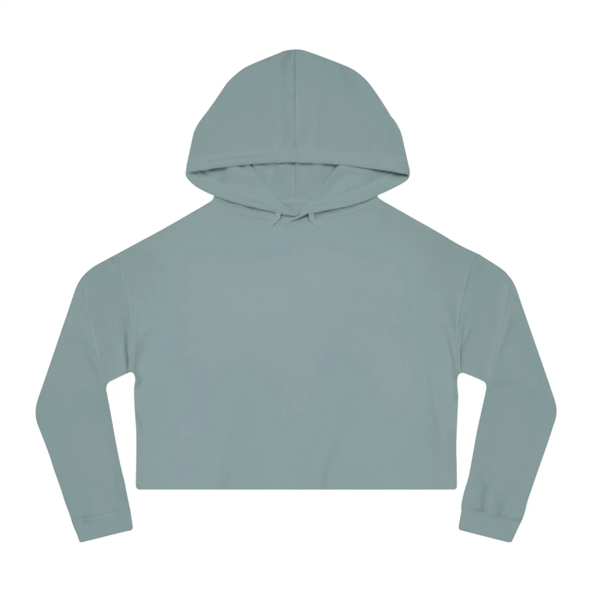 Chic Kitty Cropped Hoodie - Stylish & Playful Sweatshirt for Fashion-Forward Cat Lovers Printify
