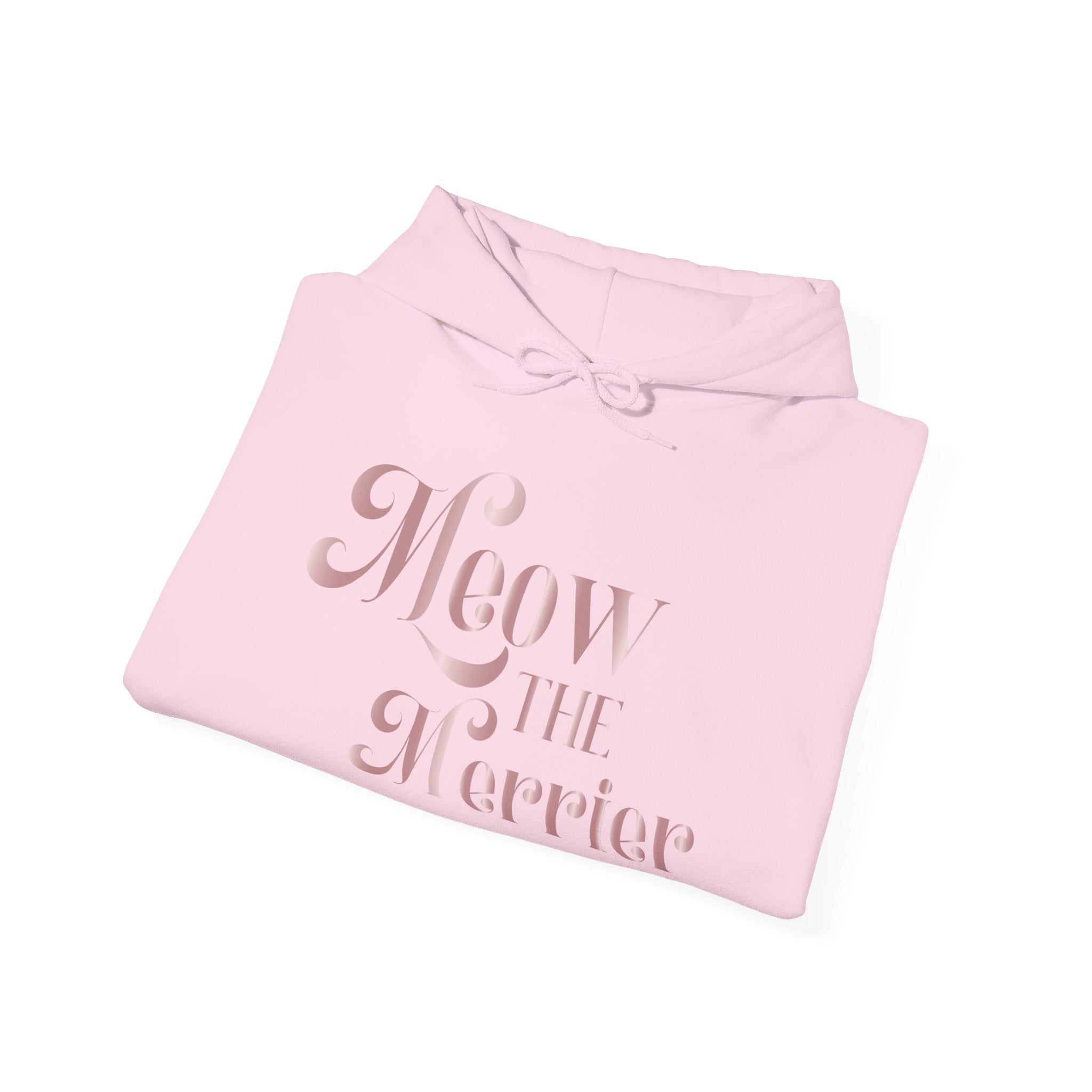 Cat Vibes Holiday Quote Hoodie — Modern Chic Cat Lovers Sweatshirt - Chic Kitty