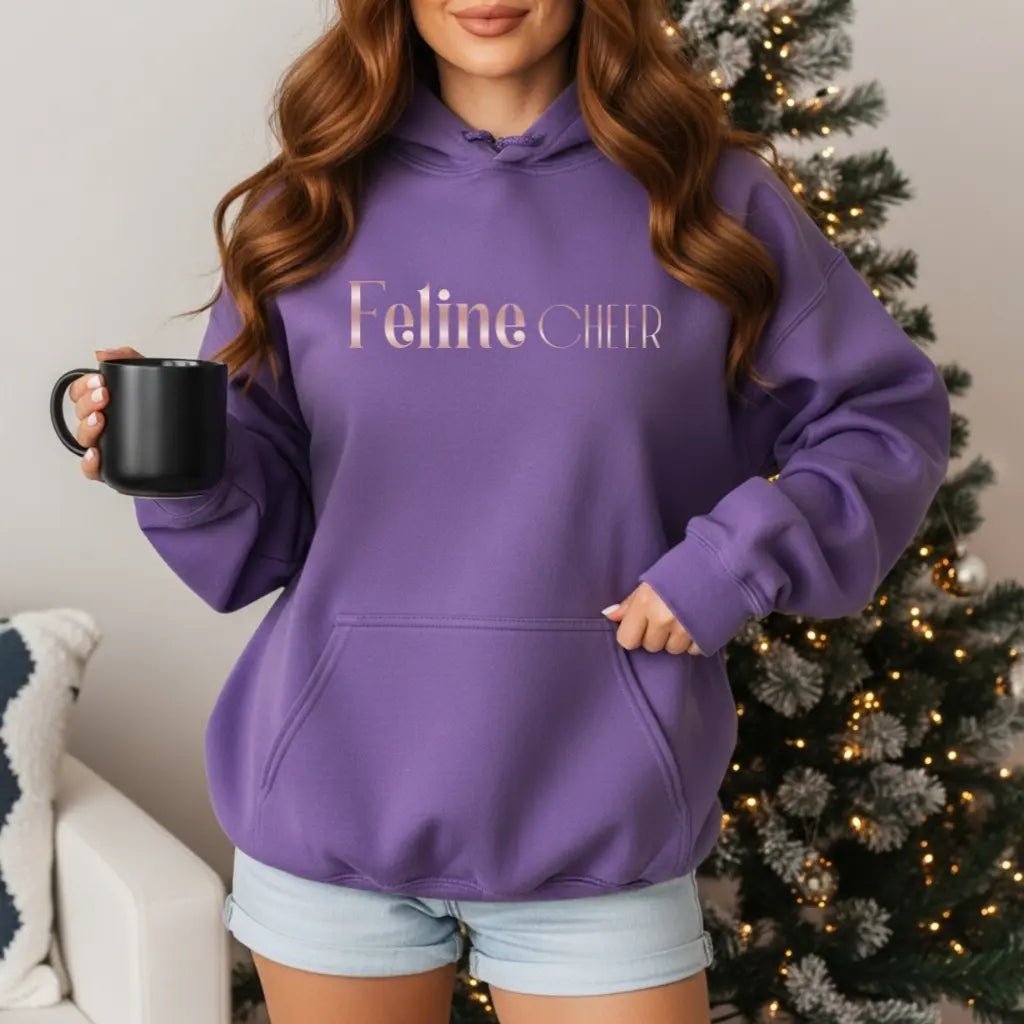 Feline Cheer Hoodie - Chic Kitty