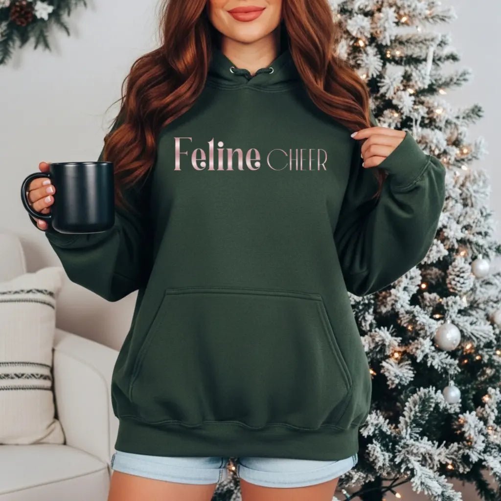 Feline Cheer Hoodie - Chic Kitty