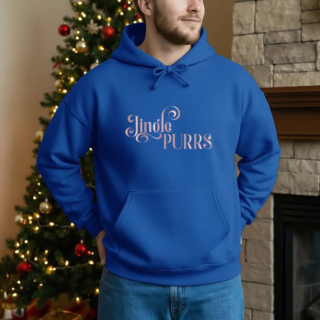 Jingle Purrs Hoodie – Cute Christmas Cat Holiday Sweatshirt - Chic Kitty