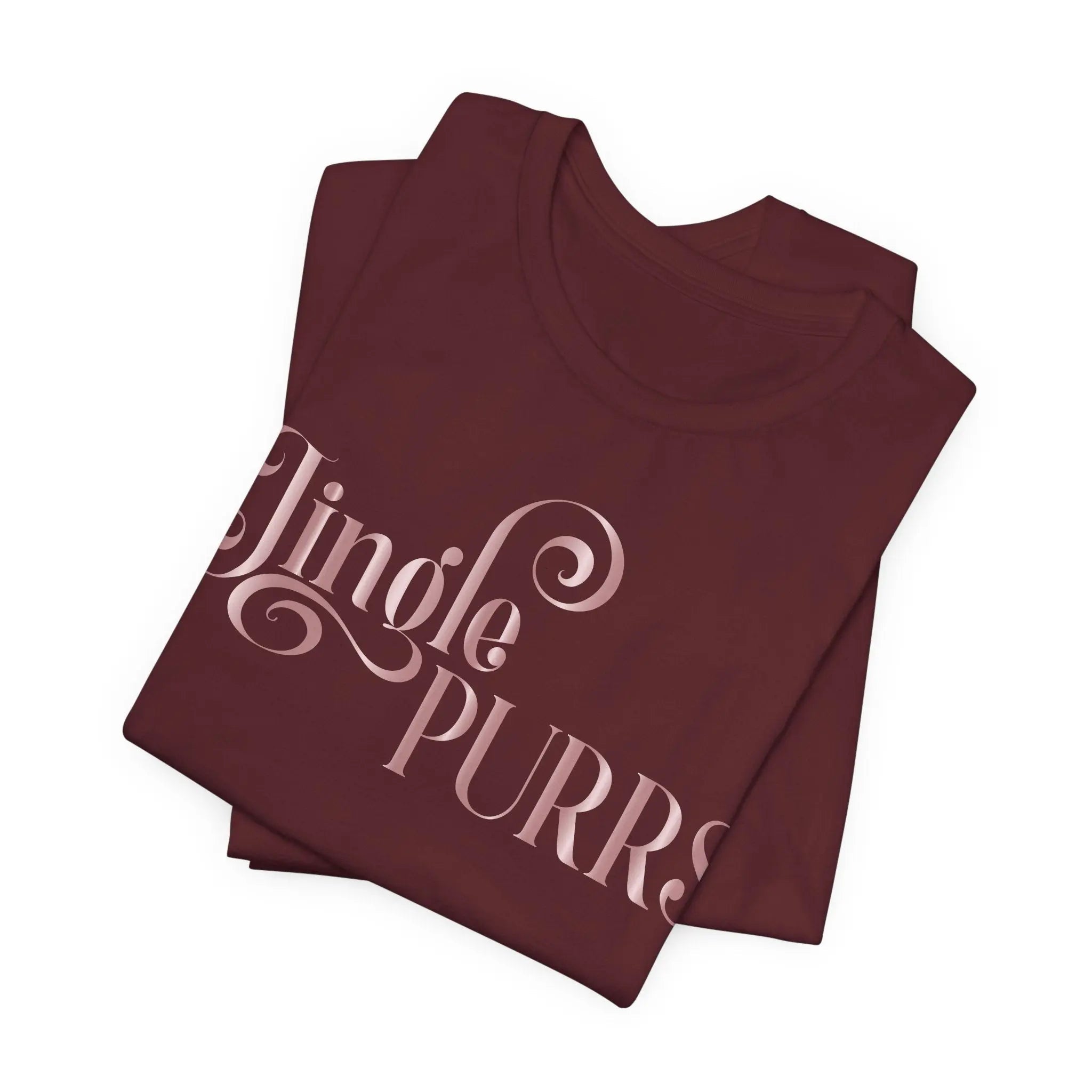 Jingle Purrs Tee — Cute Holiday Cat Christmas Shirt - Chic Kitty
