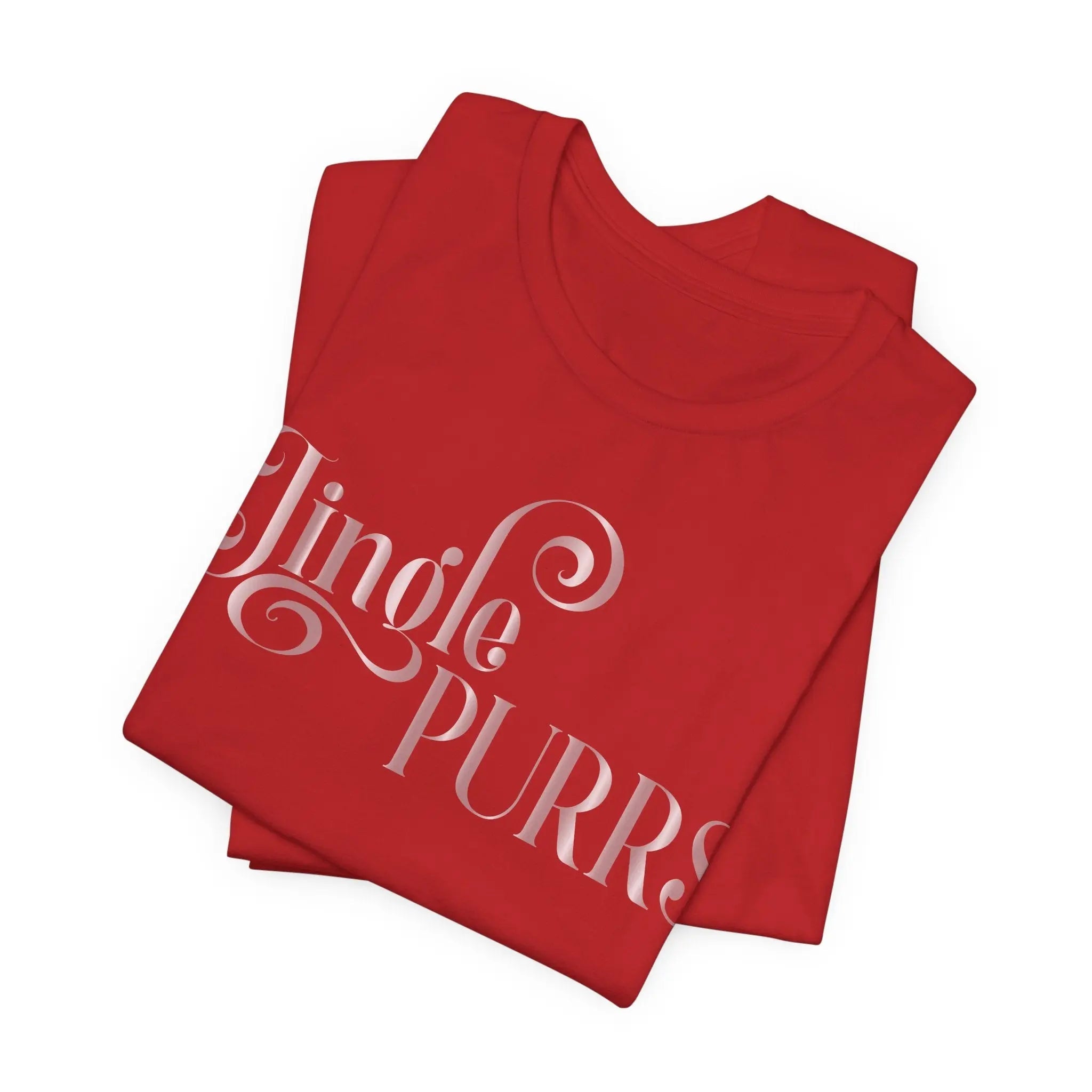 Jingle Purrs Tee — Cute Holiday Cat Christmas Shirt - Chic Kitty
