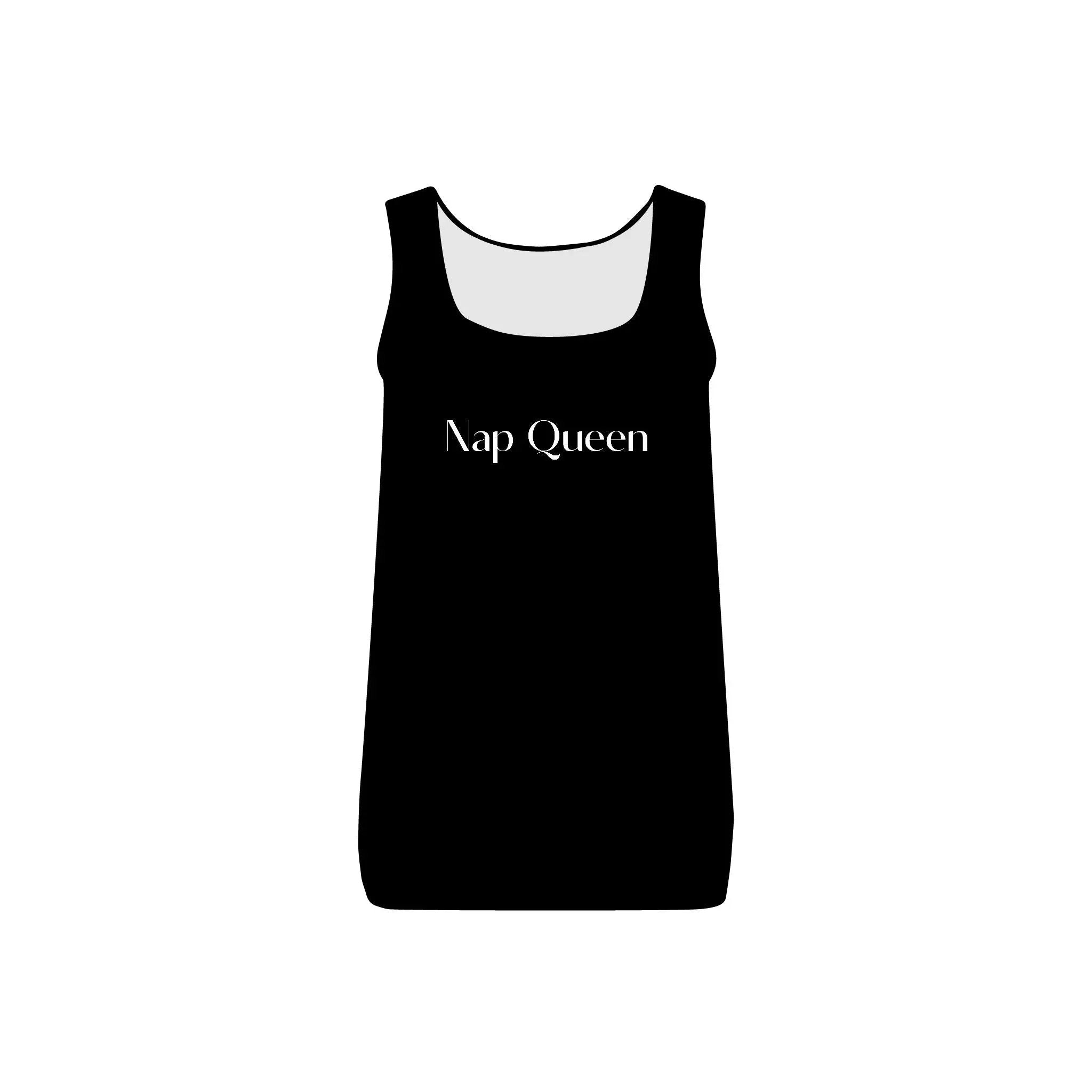 Nap Queen Women's Micro Ribbed Tank - Perfect for Relaxing and Lounging - Chic Kitty