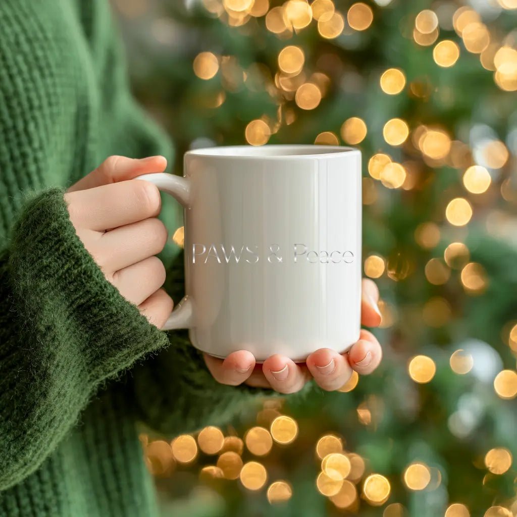 Paws & Peace Ceramic Mug - Chic Kitty