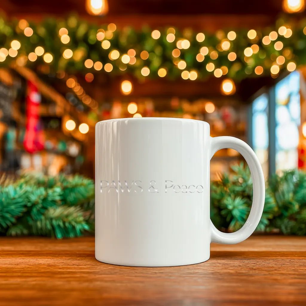 Paws & Peace Ceramic Mug - Chic Kitty