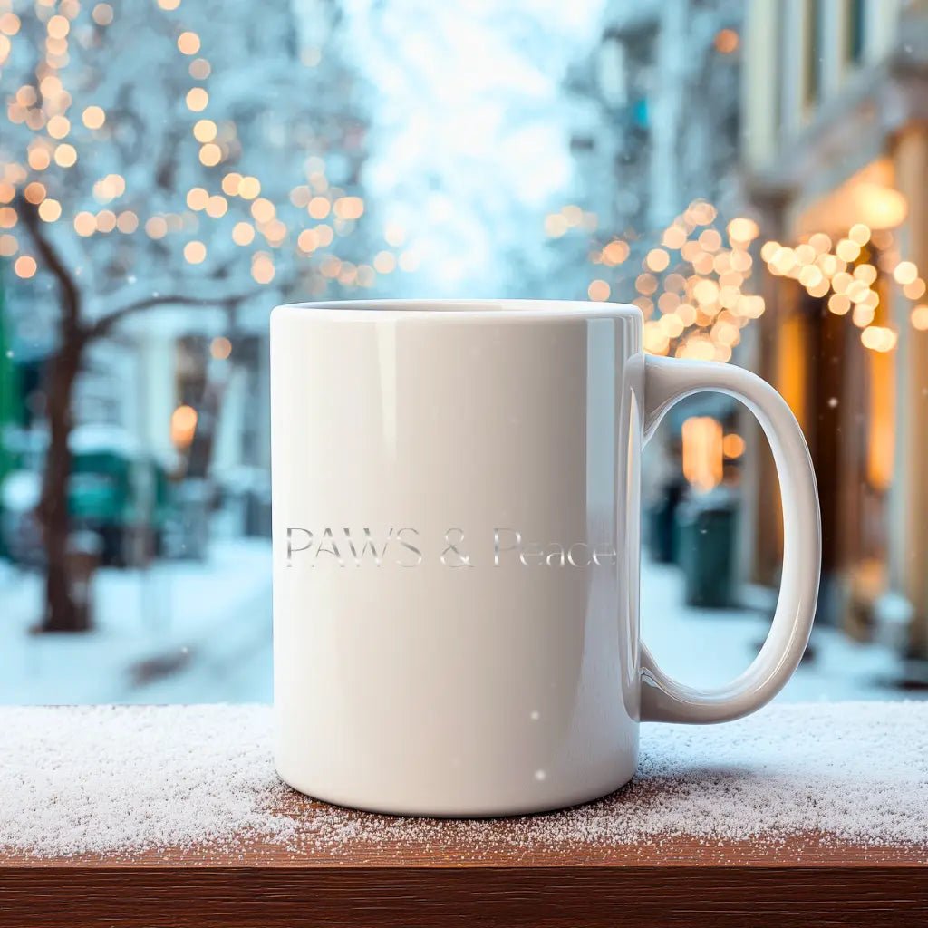 Paws & Peace Ceramic Mug - Chic Kitty