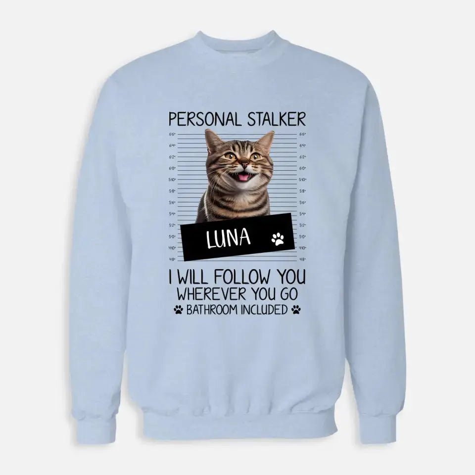 Personalised Cat Stalker Sweatshirt - Chic Kitty