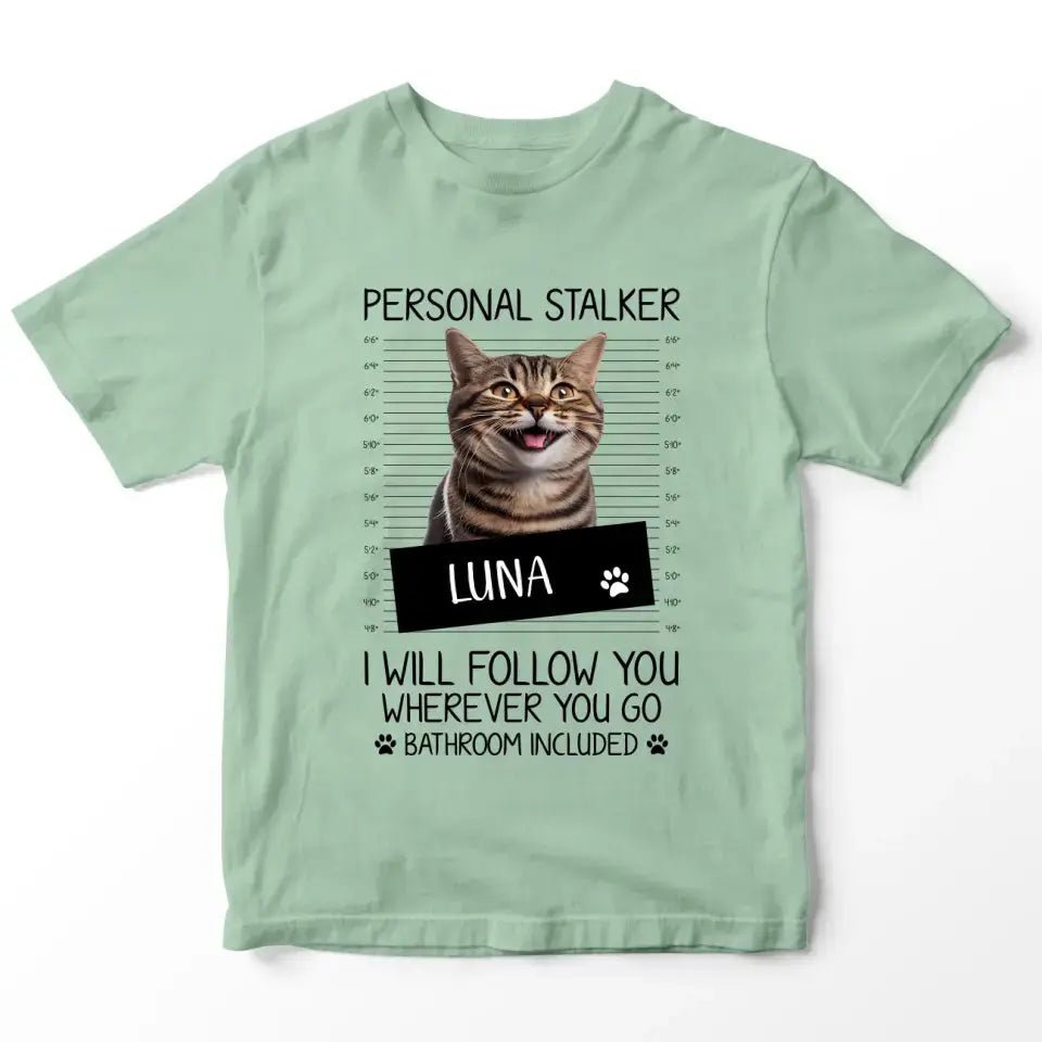 Personalised Cat Stalker T-Shirt - Chic Kitty