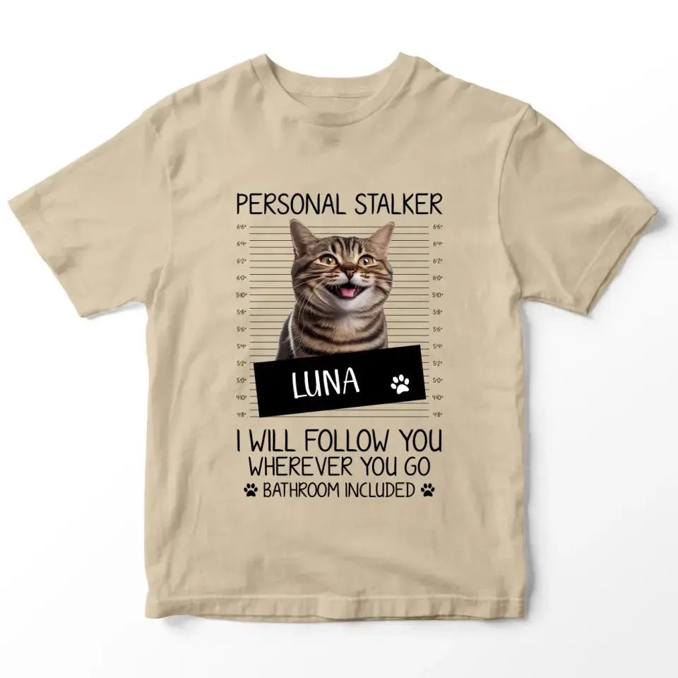 Personalised Cat Stalker T-Shirt - Chic Kitty