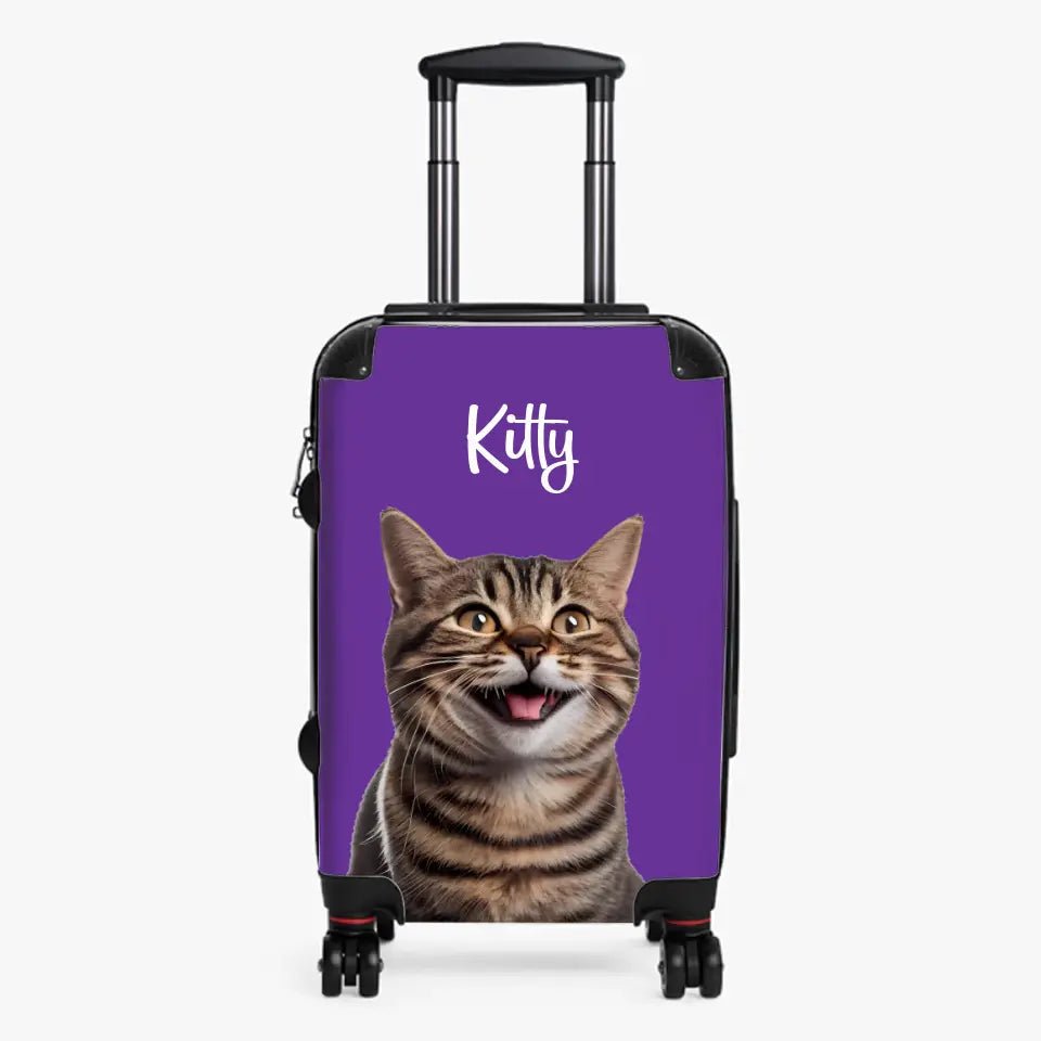 Personalised Cat Suitcase - Chic Kitty