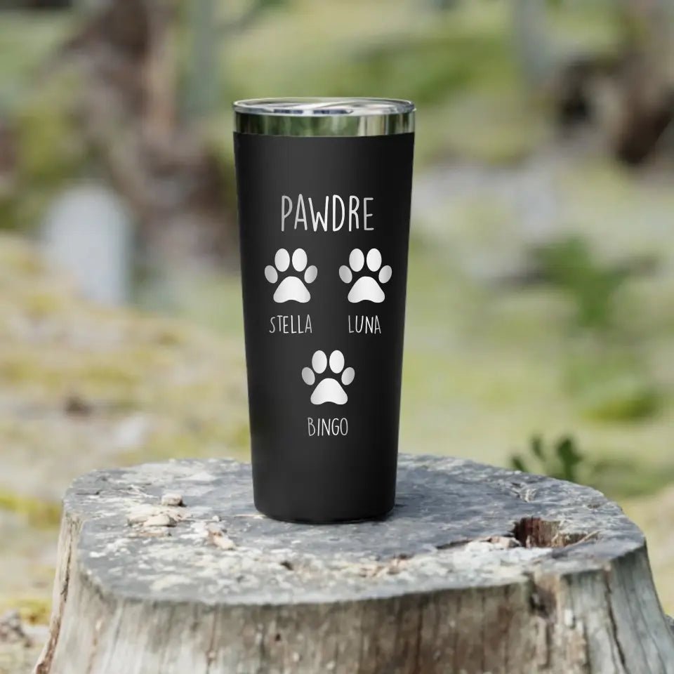 Personalized Cat Mom 22oz Tumbler - Gift for Pet Owner - Chic Kitty