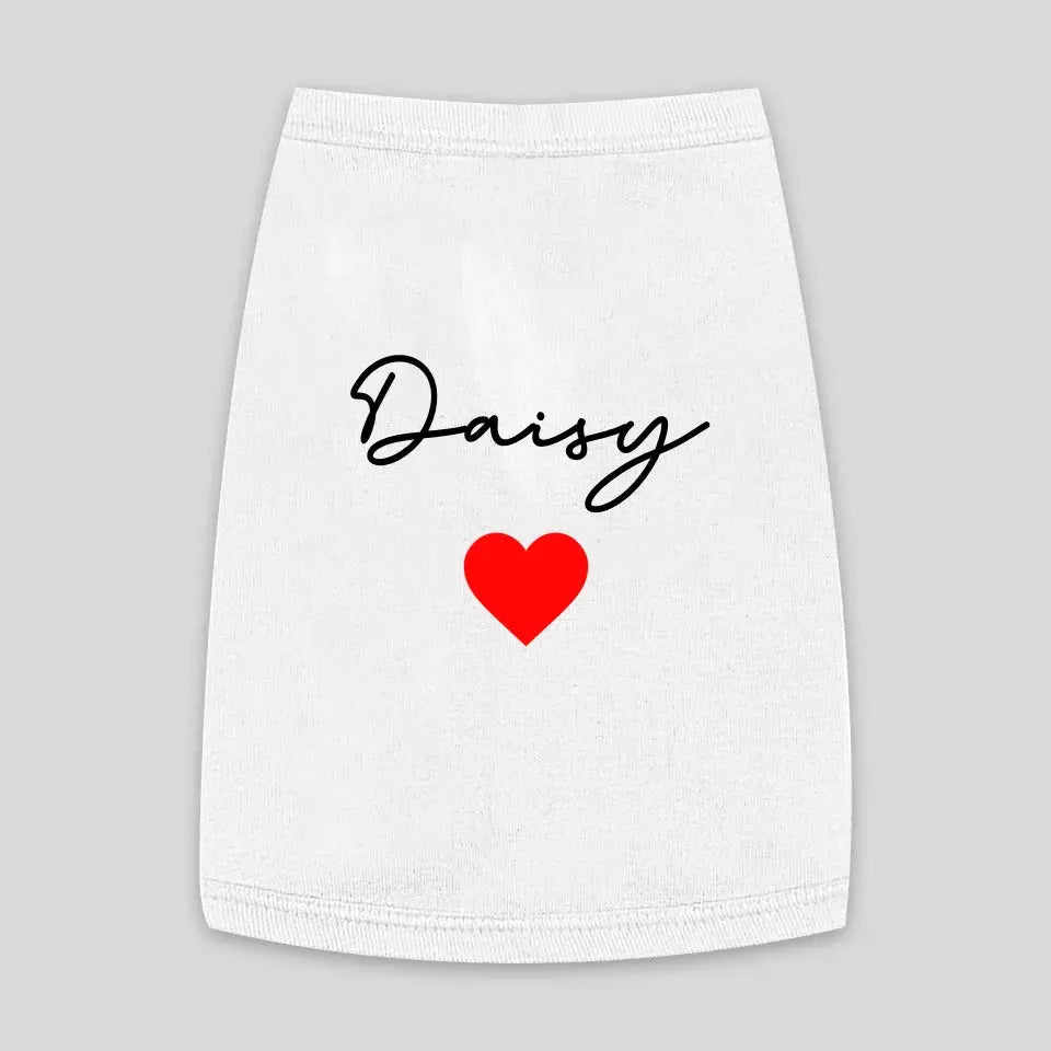 Personalized Cat Name Tank Top - Chic Kitty