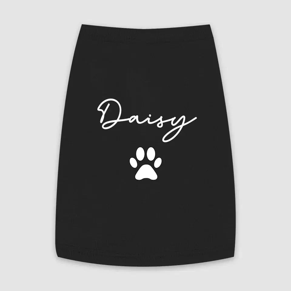 Personalized Cat Name Tank Top - Chic Kitty