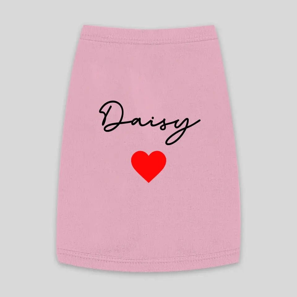 Personalized Cat Name Tank Top - Chic Kitty