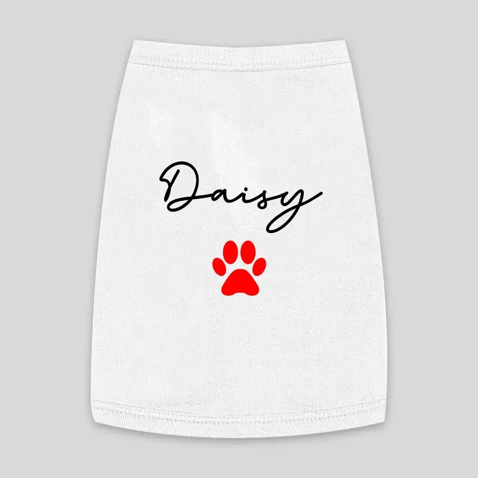 Personalized Cat Name Tank Top - Chic Kitty