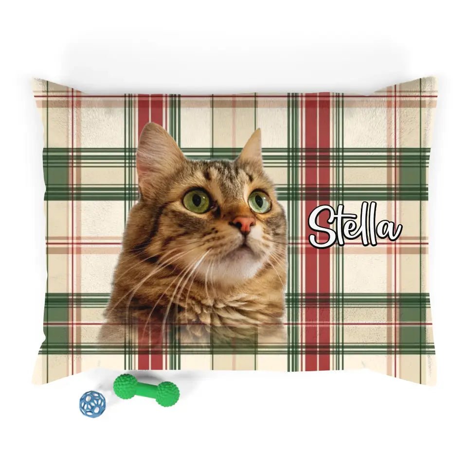 Personalized Cat Photo Bed - Chic Kitty
