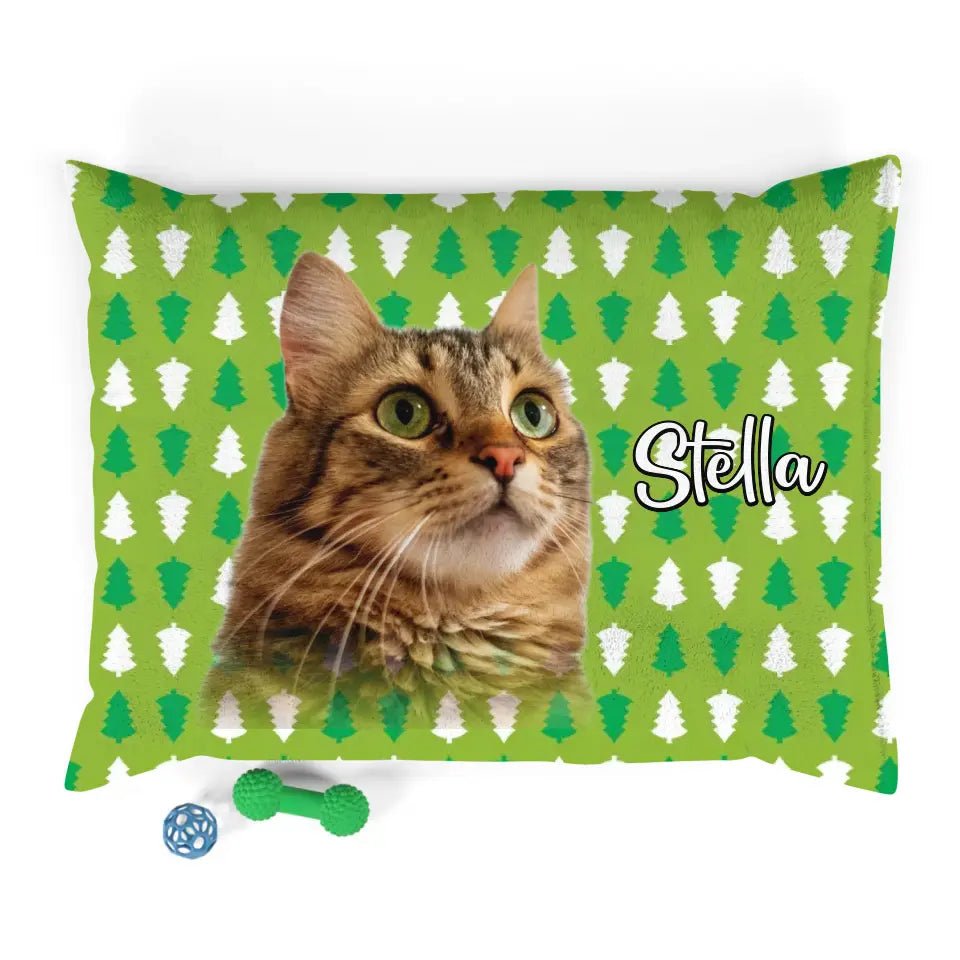 Personalized Cat Photo Bed - Chic Kitty