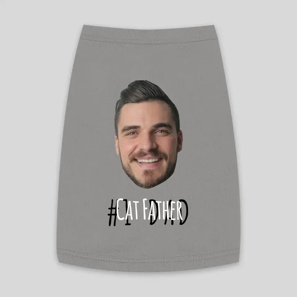 Personalized Photo Cat Tank Top - Chic Kitty