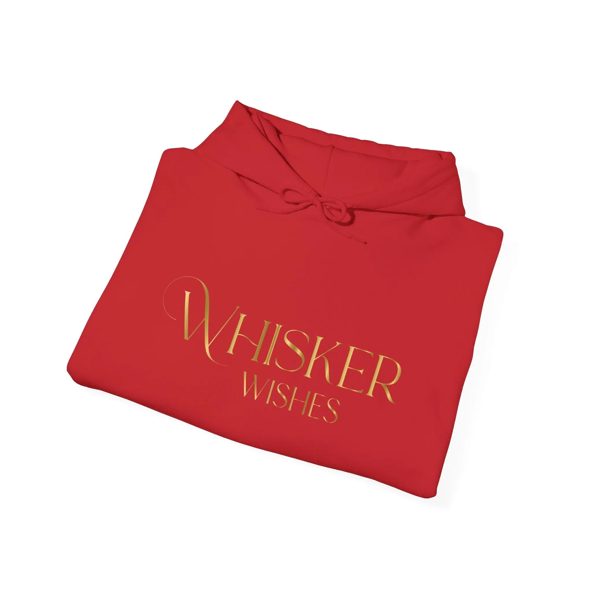 Whisper Wishes Hoodie — Elegant Gold Script Pullover - Chic Kitty