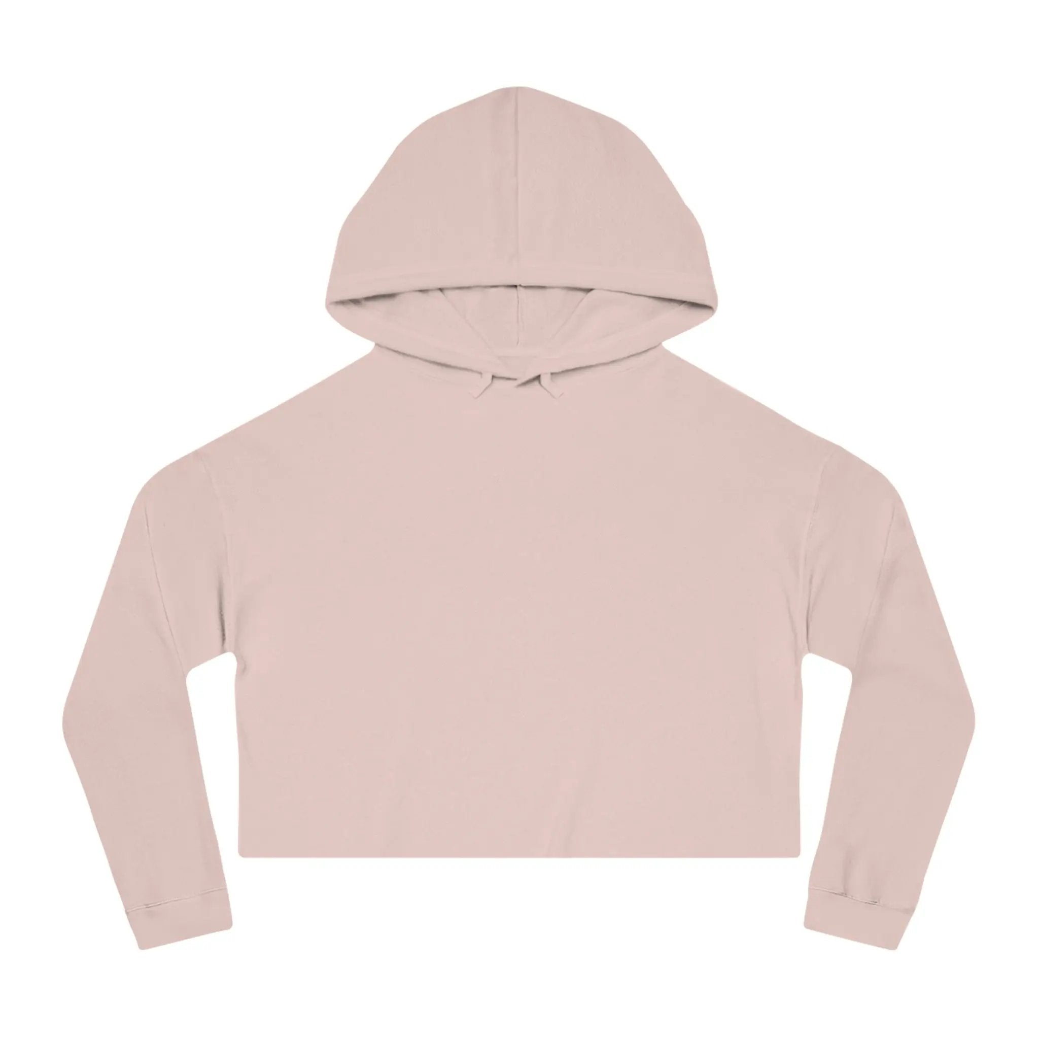 Chic Kitty Cropped Hoodie - Stylish & Playful Sweatshirt for Fashion-Forward Cat Lovers Printify
