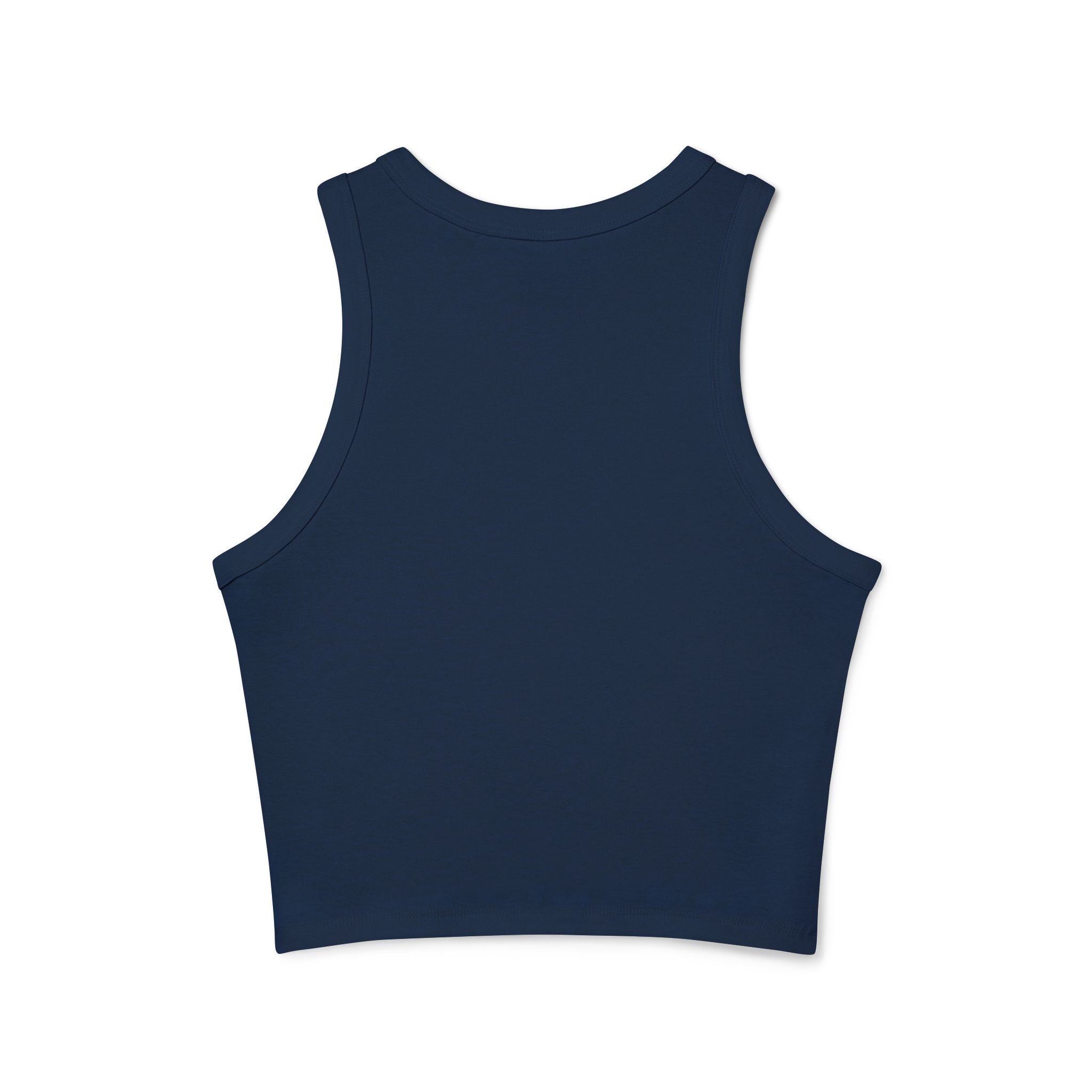 Fur Real Women's Micro Rib Racer Tank Top - Cute Casual Summer Top