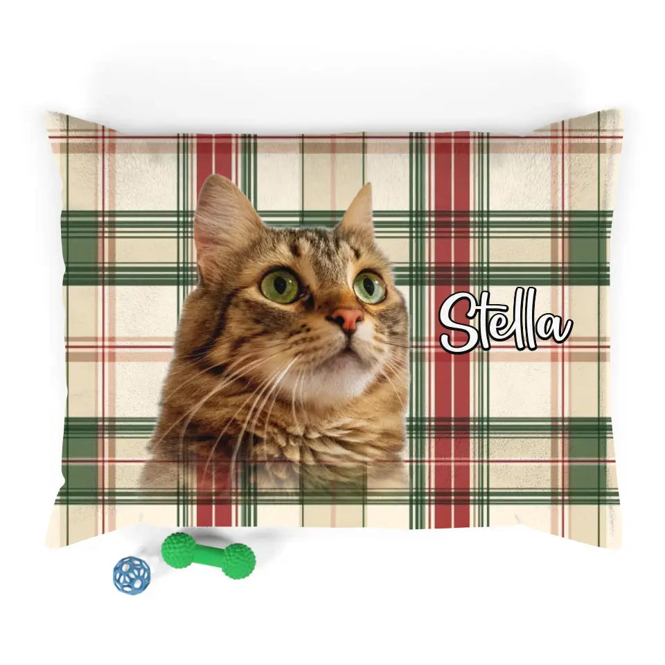 Personalized Cat Photo Bed Printify