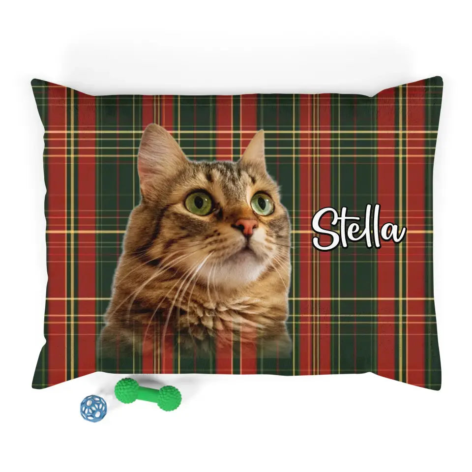 Personalized Cat Photo Bed Printify