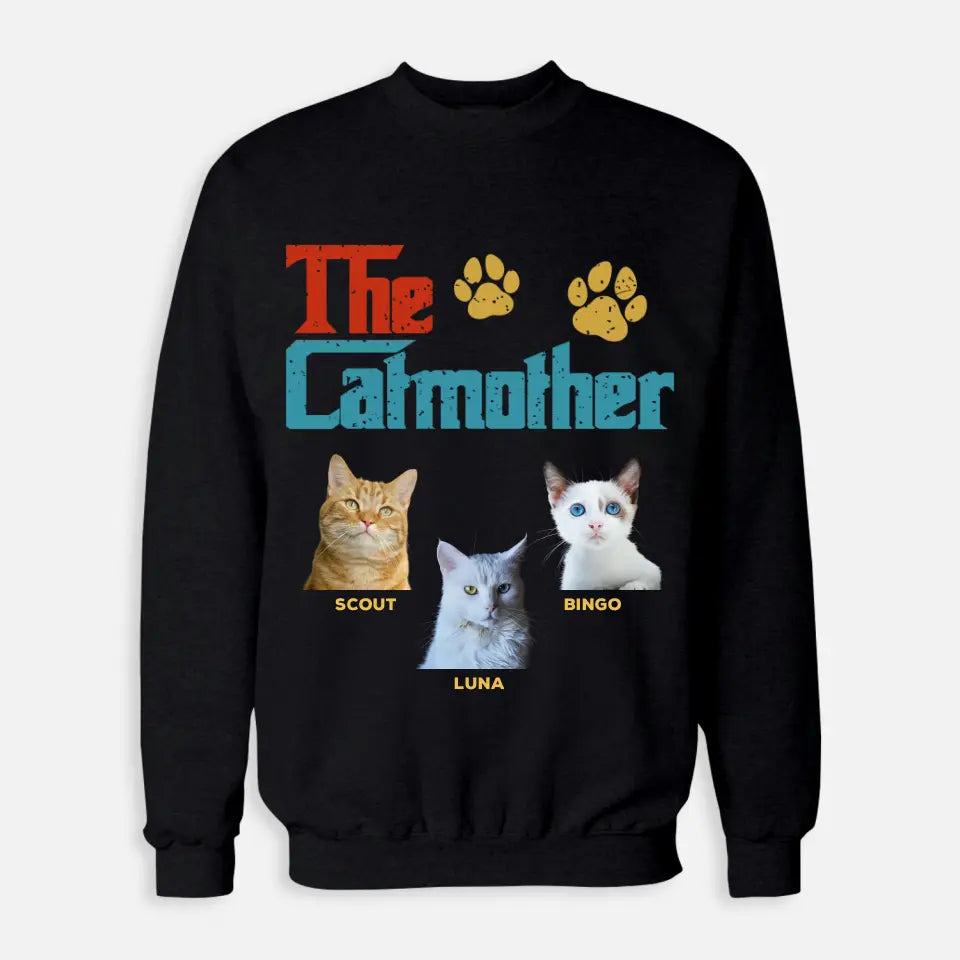 Custom Personalized Photo - The Cat Mother Sweatshirt Printify