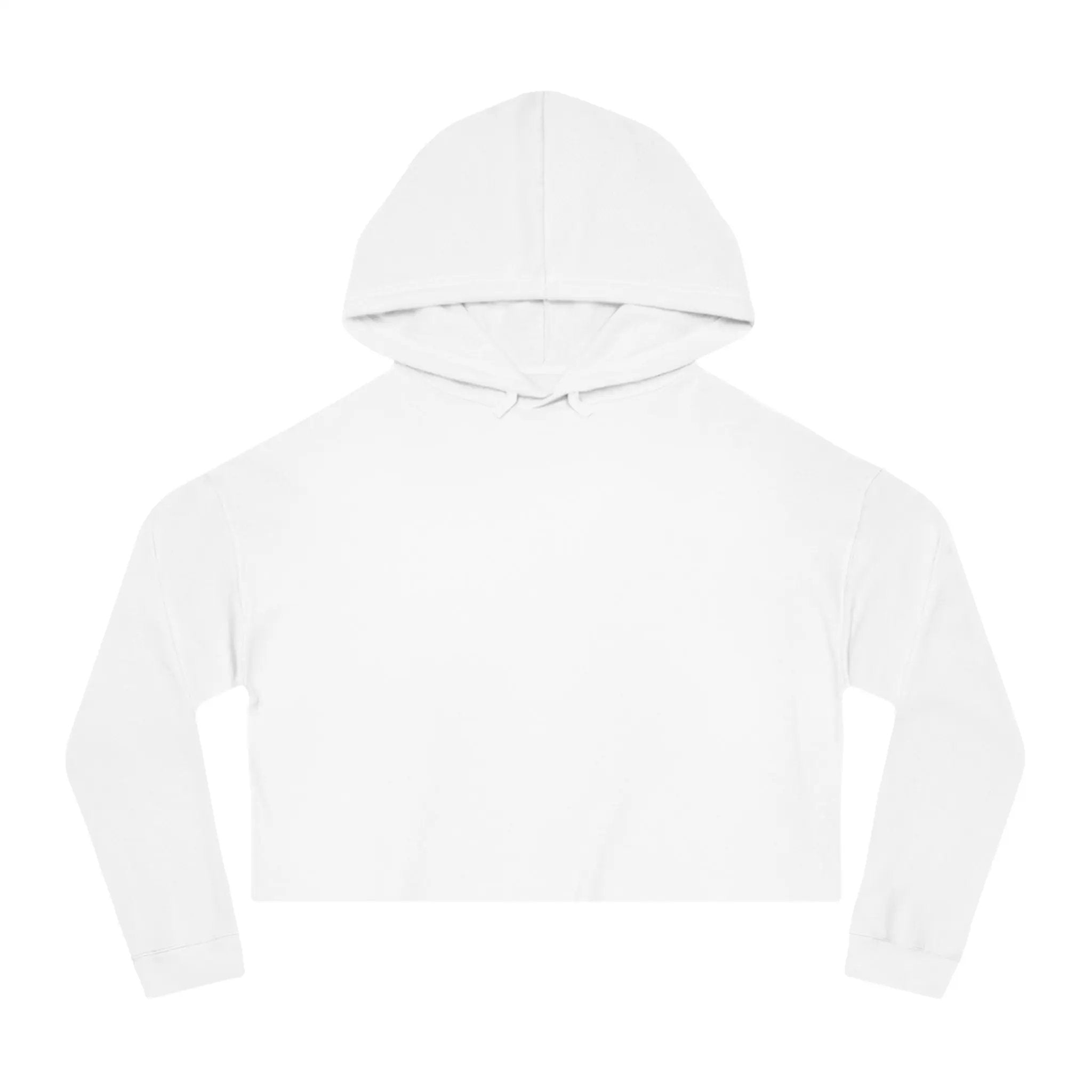 Chic Kitty Cropped Hoodie - Stylish & Playful Sweatshirt for Fashion-Forward Cat Lovers Printify