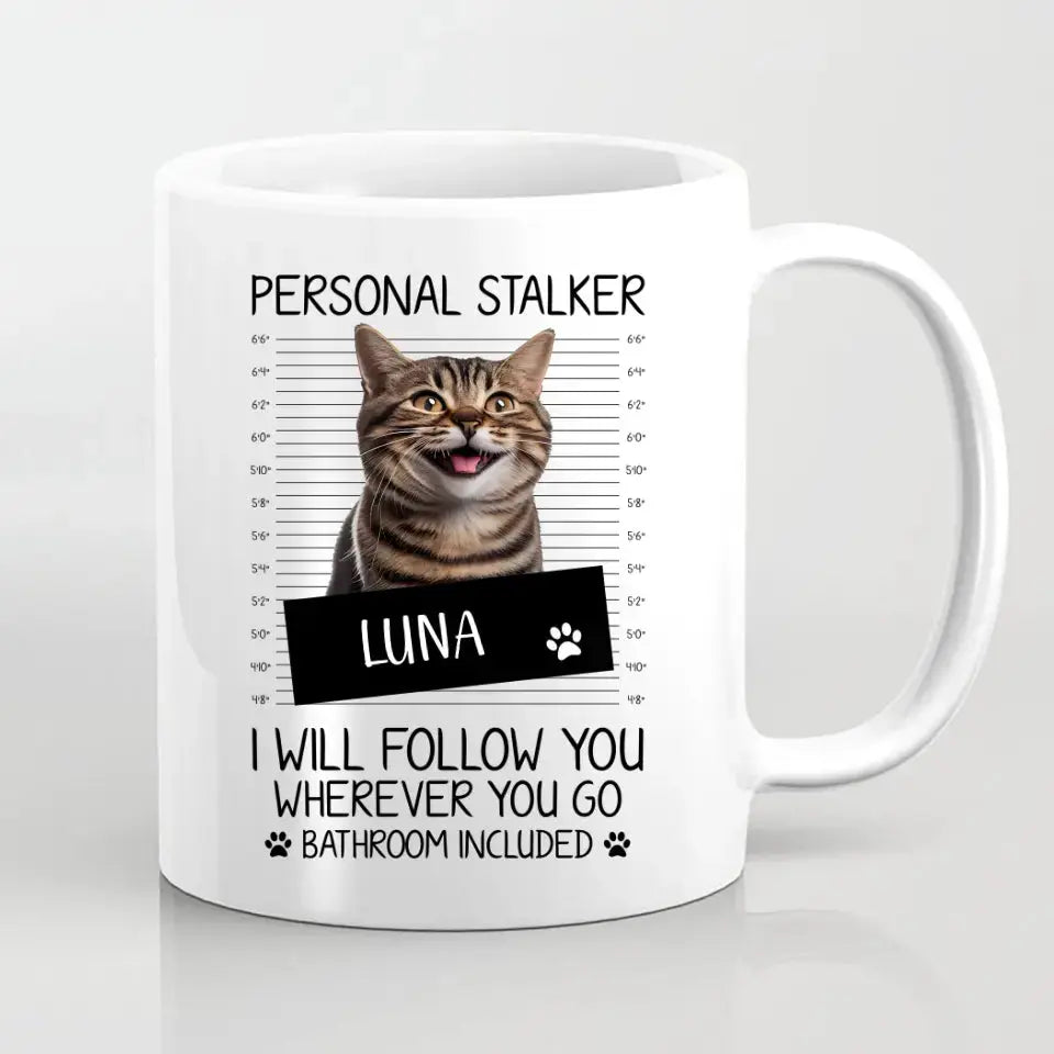 Personalised Cat Stalker Mug Printify