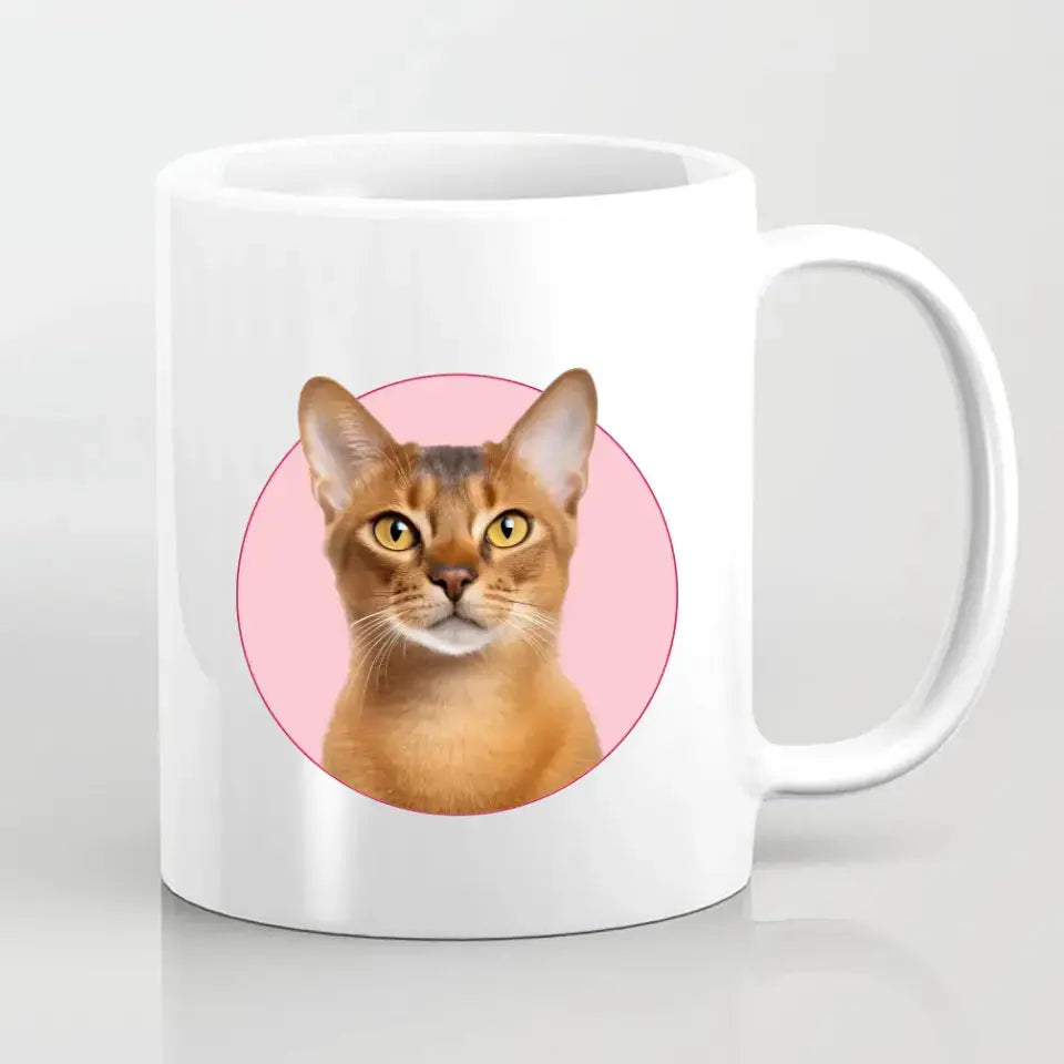 Personalized Valentine's Cat Mug Printify