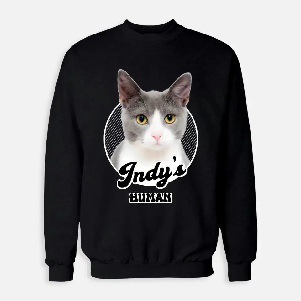 Cat's Human Shirt - Personalized Cat Sweatshirt Printify