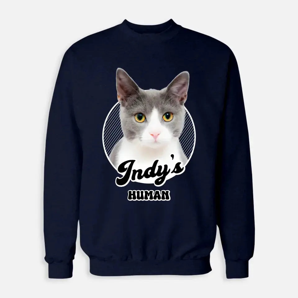 Cat's Human Shirt - Personalized Cat Sweatshirt Printify