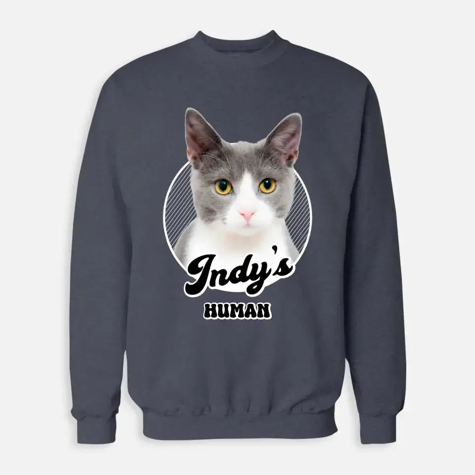 Cat's Human Shirt - Personalized Cat Sweatshirt Printify