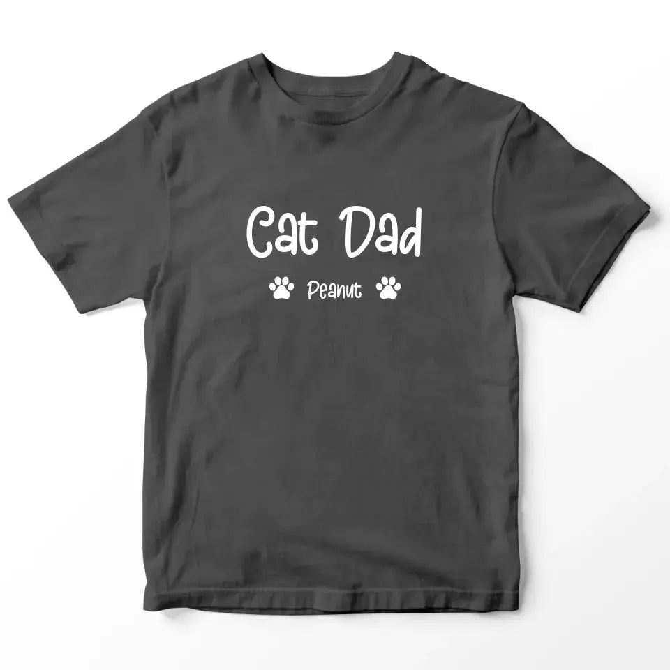 Personalized Gifts for Dad - Cat Dad Shirt Printify