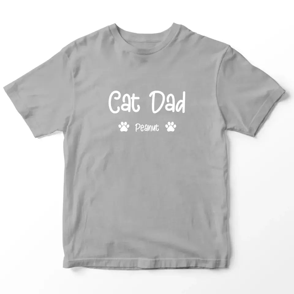 Personalized Gifts for Dad - Cat Dad Shirt Printify