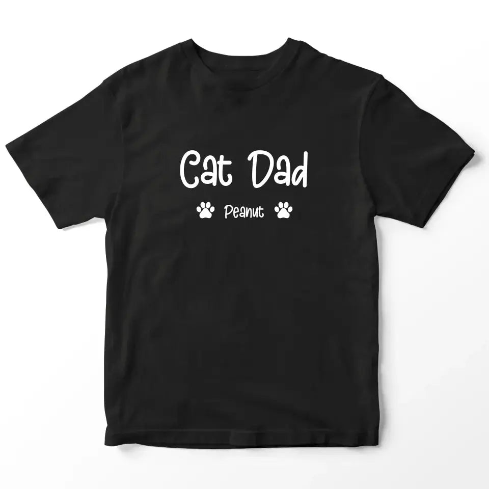 Personalized Gifts for Dad - Cat Dad Shirt Printify