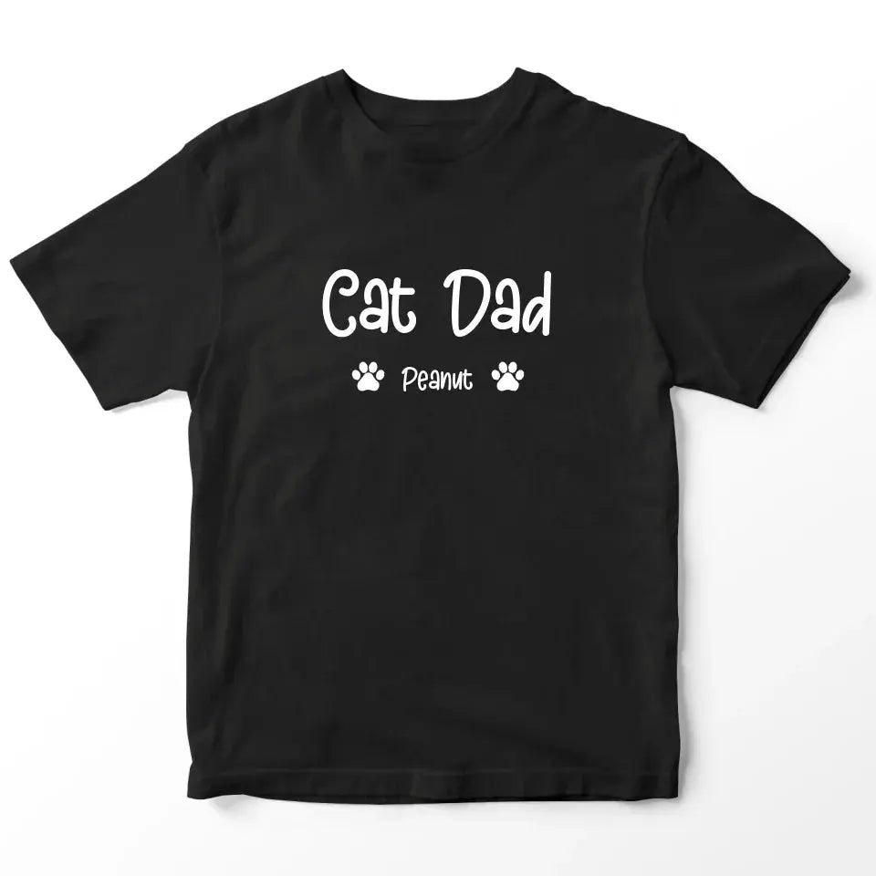 Personalized Gifts for Dad - Cat Dad Shirt Printify