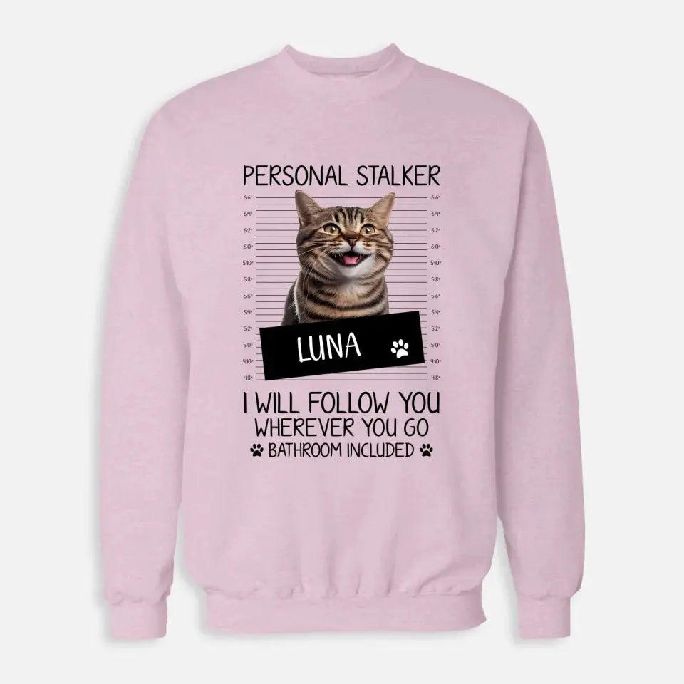 Personalised Cat Stalker Sweatshirt Printify