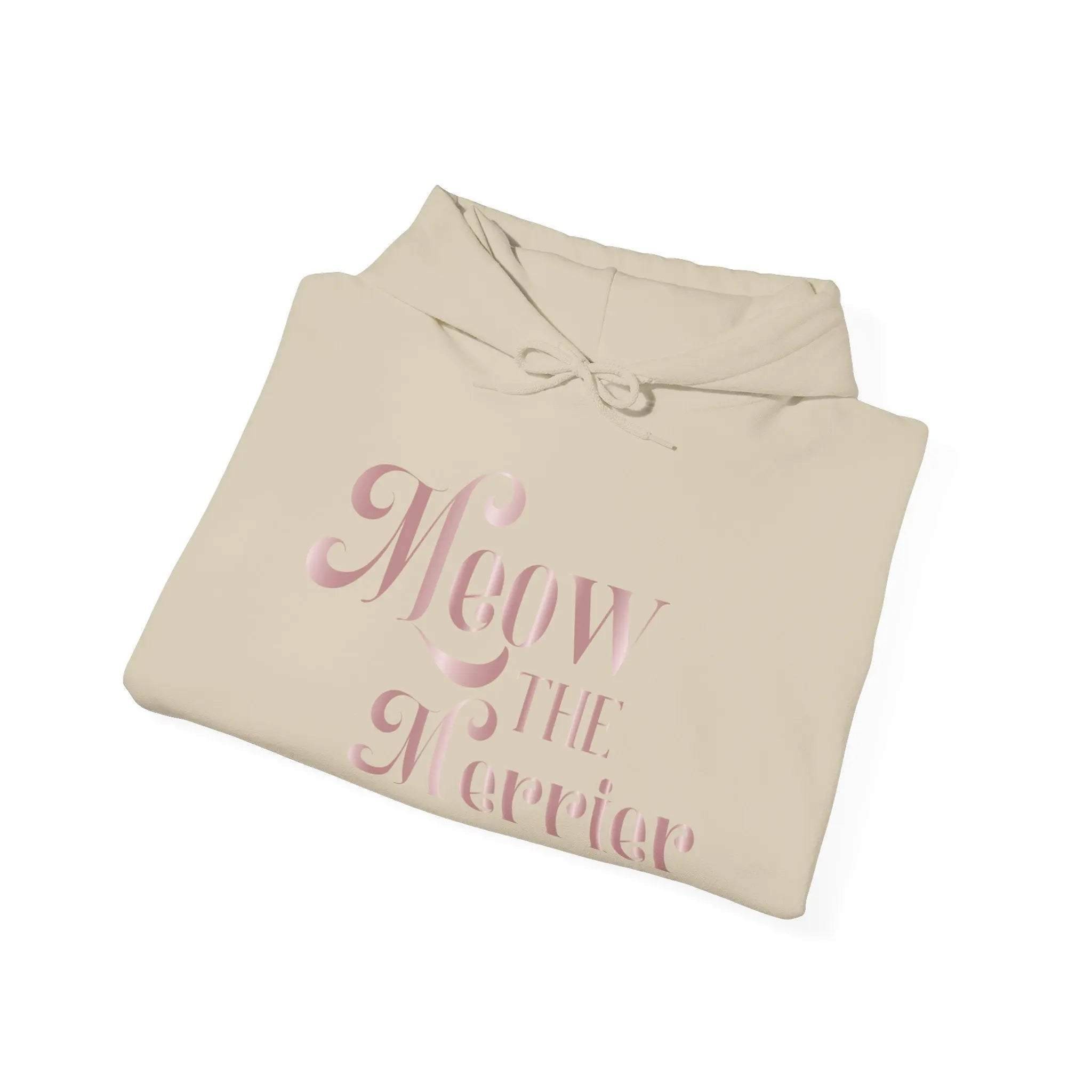 Cat Vibes Holiday Quote Hoodie — Modern Chic Cat Lovers Sweatshirt - Chic Kitty