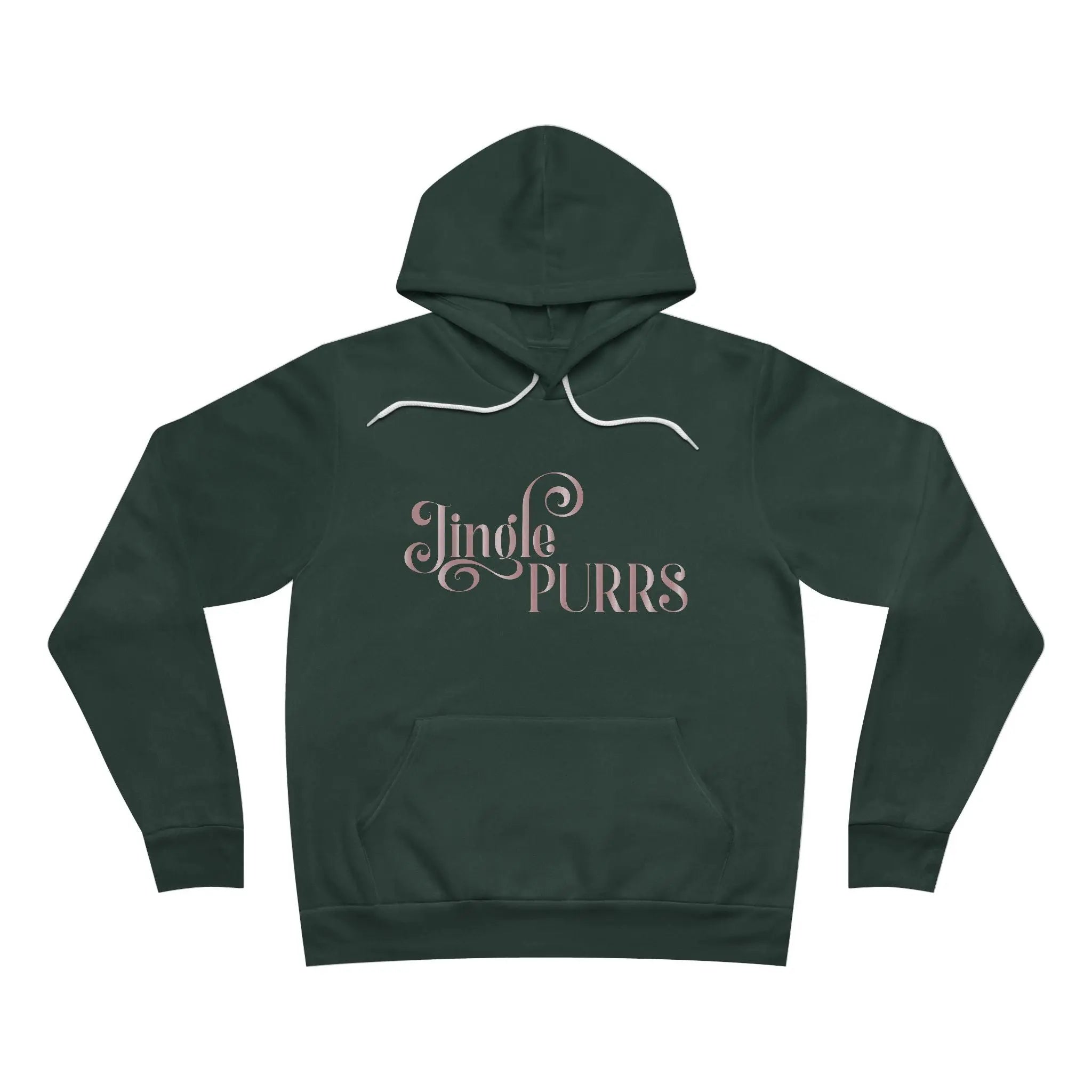 Hoodie — 'Jingle Purrs' Cozy Cat Christmas Pullover - Chic Kitty